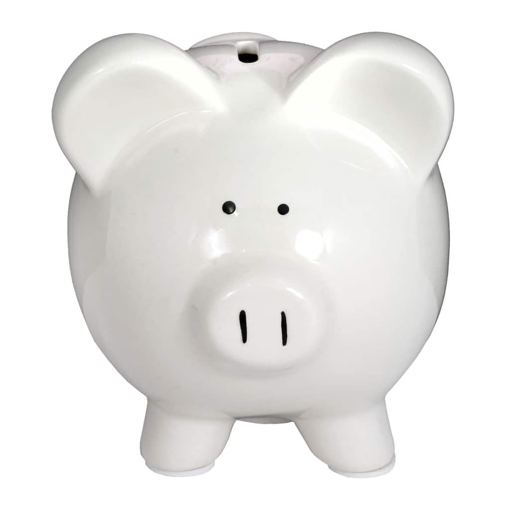 Large Ceramic Piggy Bank By Creatology